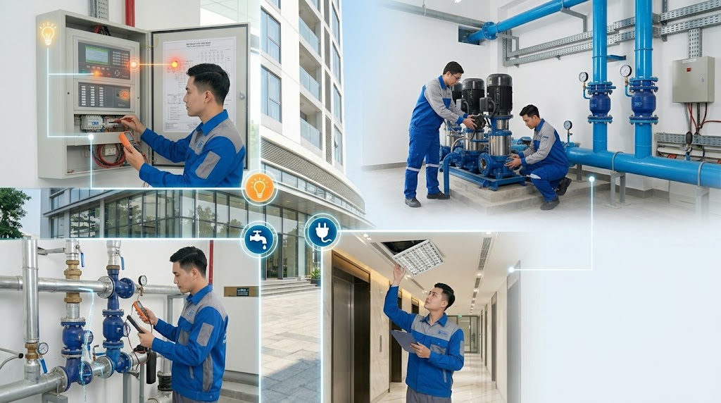 Bảo trì hệ thống điện nước chung cư khi nào là cần thiết?