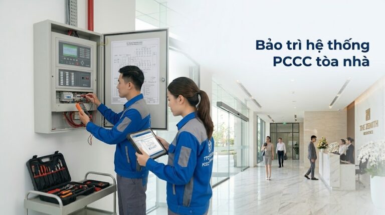 Bảo trì hệ thống PCCC tòa nhà gồm những việc gì?