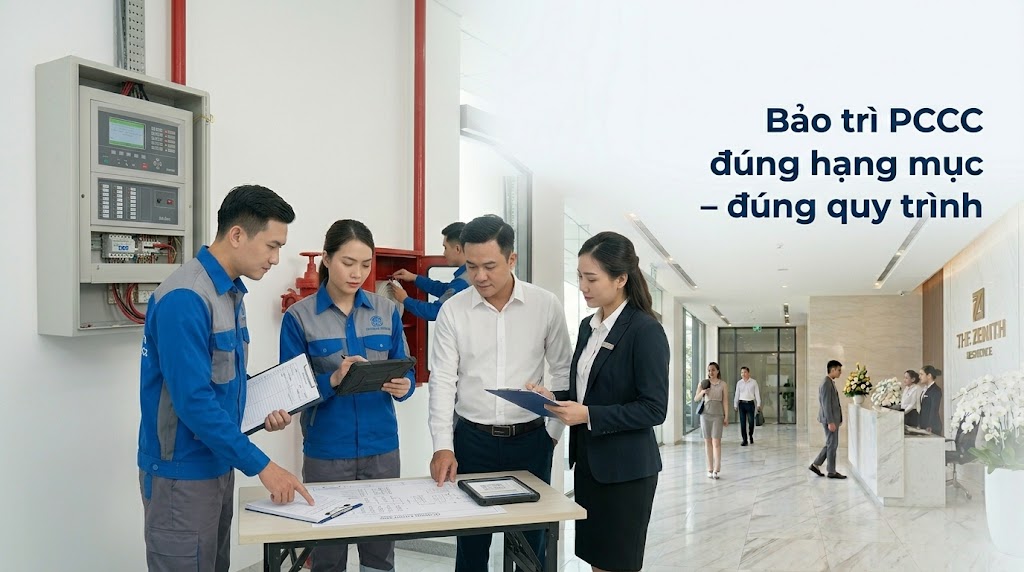 Bảo trì hệ thống PCCC tòa nhà gồm những việc gì?