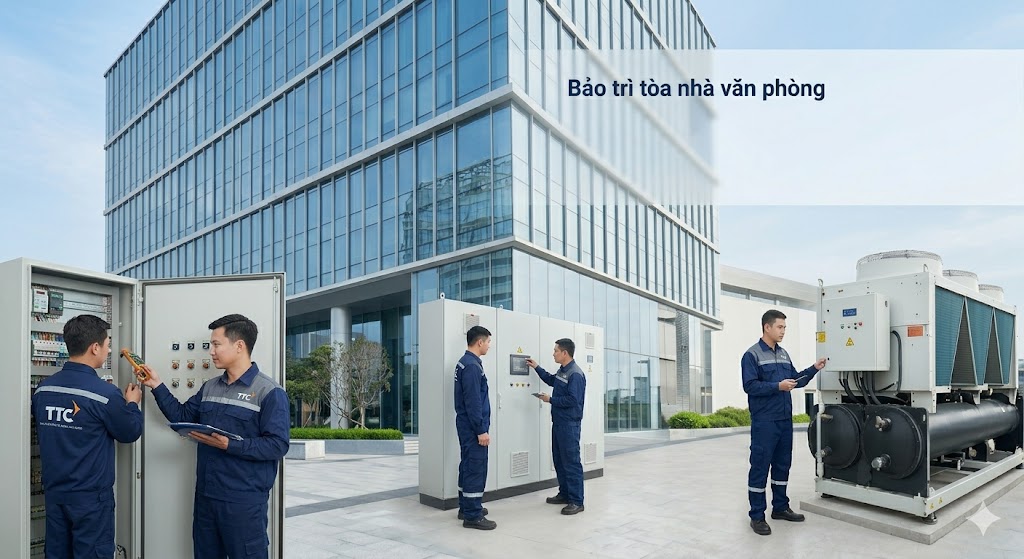 Bảo trì tòa nhà văn phòng chuyên nghiệp, nhanh và hiệu quả 
