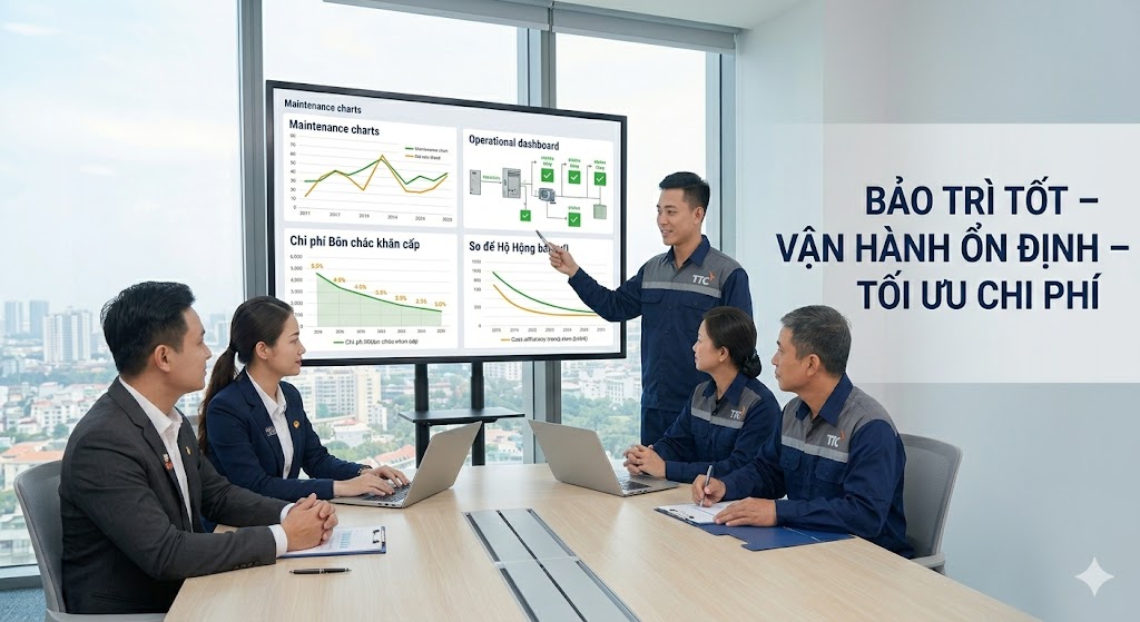Bảo trì tòa nhà văn phòng chuyên nghiệp, nhanh và hiệu quả 