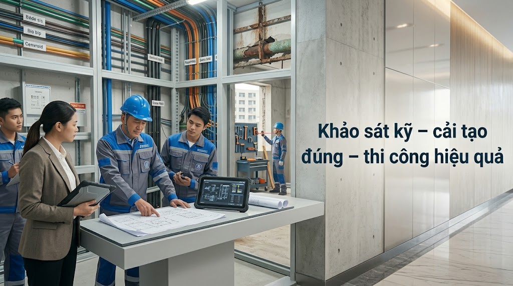 Cách cải tạo sửa chữa tòa nhà xuống cấp tránh tốn kém mà vẫn giữ giá trị công trình