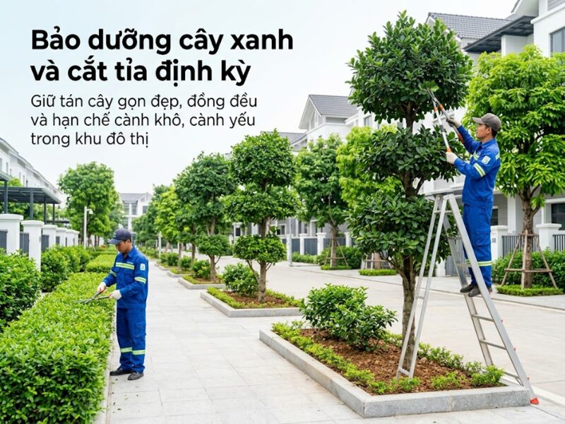 Dịch vụ chăm sóc cây xanh đô thị của TTC Group: Giải pháp giữ cảnh quan luôn gọn đẹp, đồng đều và bền vững chăm sóc cây xanh đô thị