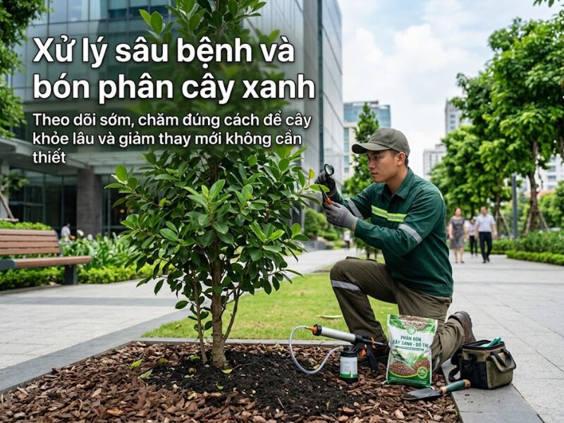 Dịch vụ chăm sóc cây xanh đô thị của TTC Group: Giải pháp giữ cảnh quan luôn gọn đẹp, đồng đều và bền vững chăm sóc cây xanh đô thị