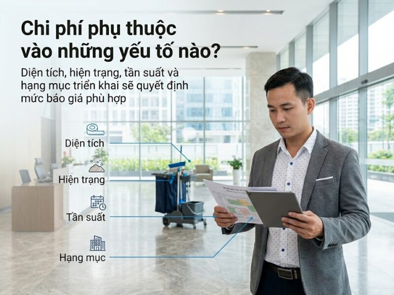 Chi phí vệ sinh công nghiệp khoảng bao nhiêu? TTC Group báo giá minh bạch, rõ ràng từ đầu chi phí vệ sinh công nghiệp