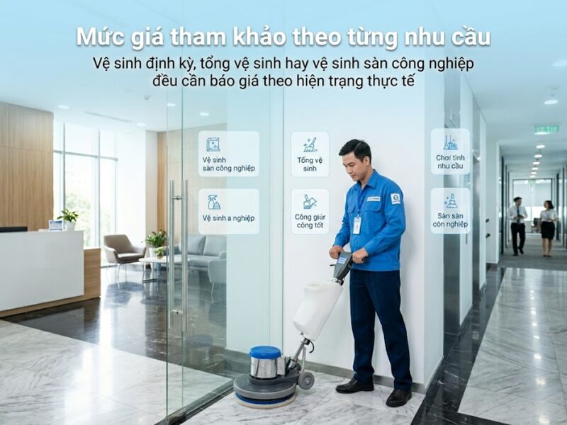 Chi phí vệ sinh công nghiệp khoảng bao nhiêu? TTC Group báo giá minh bạch, rõ ràng từ đầu chi phí vệ sinh công nghiệp