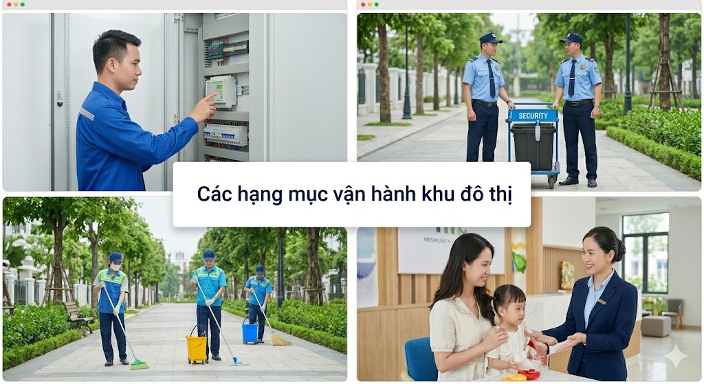 Dịch vụ quản lý vận hành khu đô thị chuyên nghiệp, hiệu quả