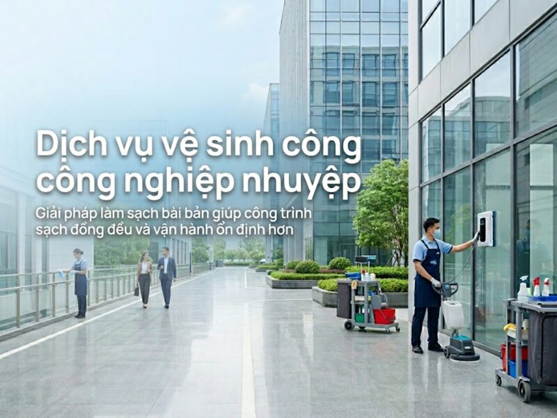 dịch vụ vệ sinh công nghiệp 