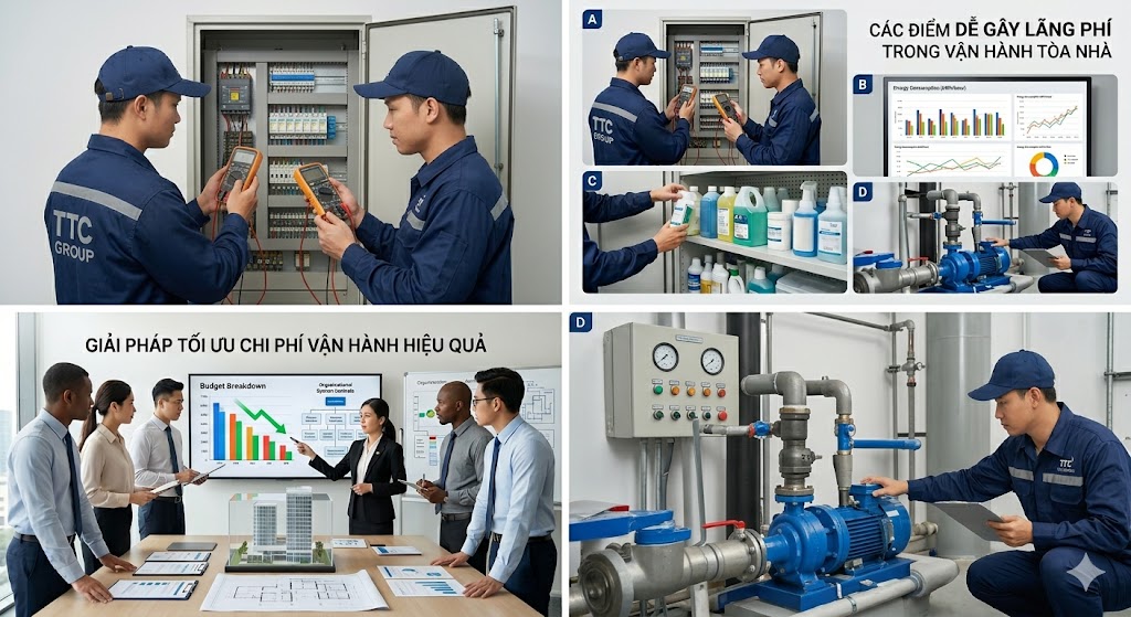 Giải pháp giảm chi phí vận hành tòa nhà: Cắt đúng chỗ, giữ đúng chất lượng