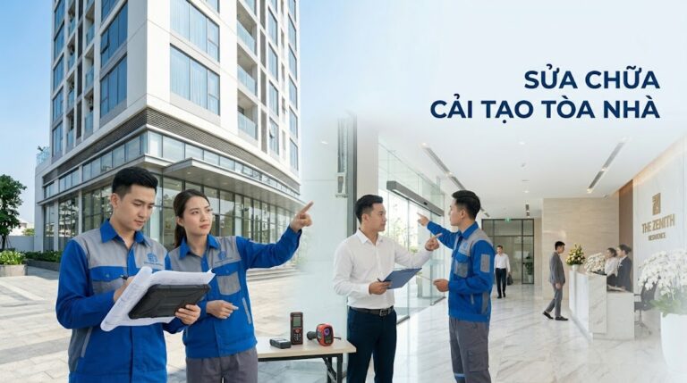 Sửa chữa cải tạo tòa nhà uy tín, chuyên nghiệp cùng TTC Group