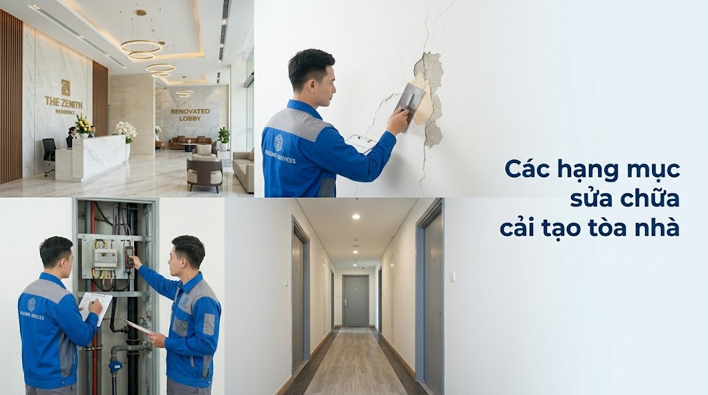 Sửa chữa cải tạo tòa nhà uy tín, chuyên nghiệp cùng TTC Group