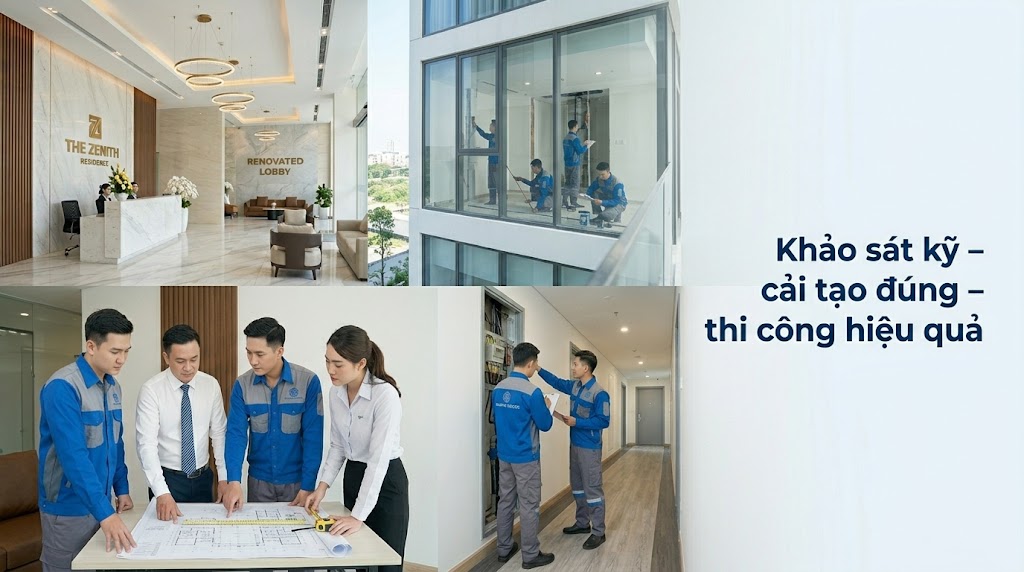 Sửa chữa cải tạo tòa nhà uy tín, chuyên nghiệp cùng TTC Group