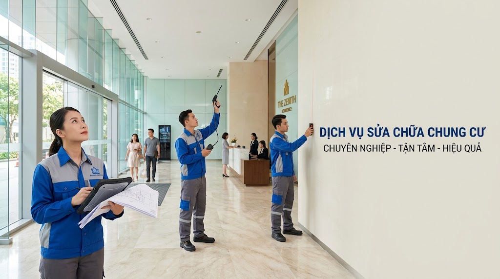 Sửa chữa hệ thống kỹ thuật tòa nhà nhanh, đúng lỗI, đúng quy trình