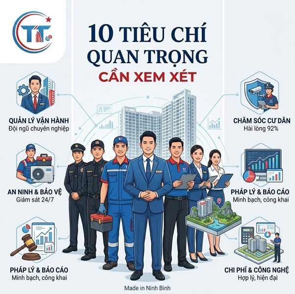 Tiêu chí chọn công ty quản lý chung cư uy tín, chuyên nghiệp