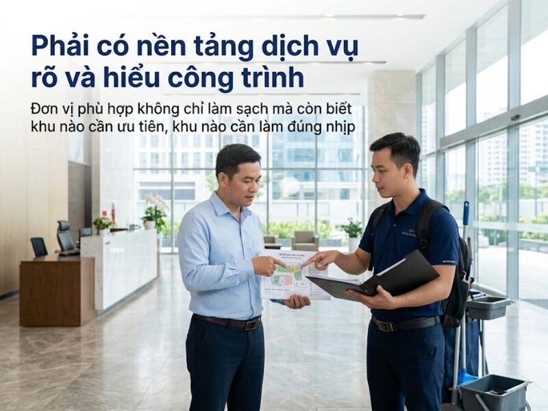 Tiêu chí chọn công ty vệ sinh công nghiệp chuyên nghiệp, có trách nhiệm tiêu chí chọn công ty vệ sinh công nghiệp