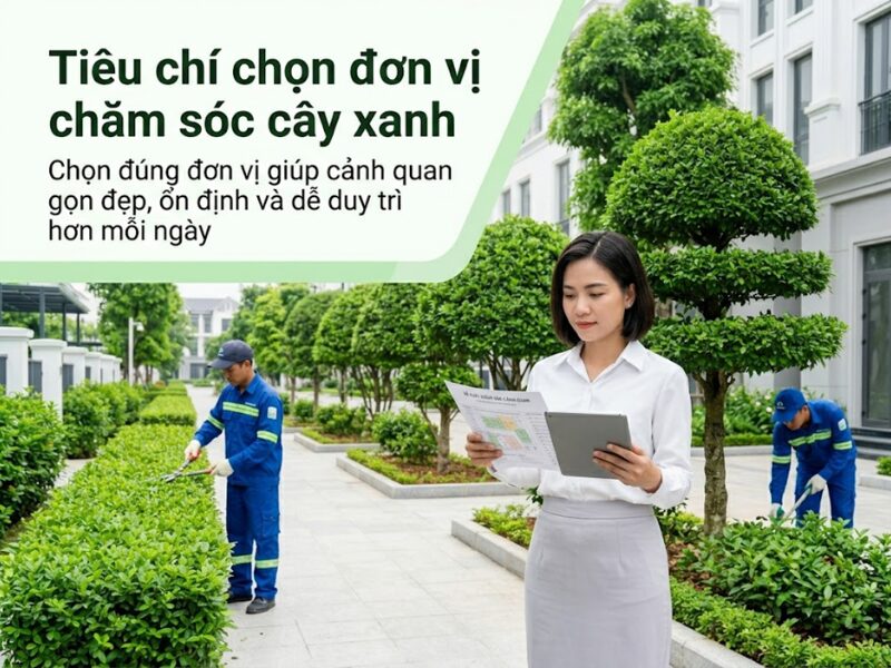 Tiêu chí chọn đơn vị chăm sóc cây xanh: TTC Group đáp ứng những điều khách hàng thật sự cần tiêu chí chọn đơn vị chăm sóc cây xanh