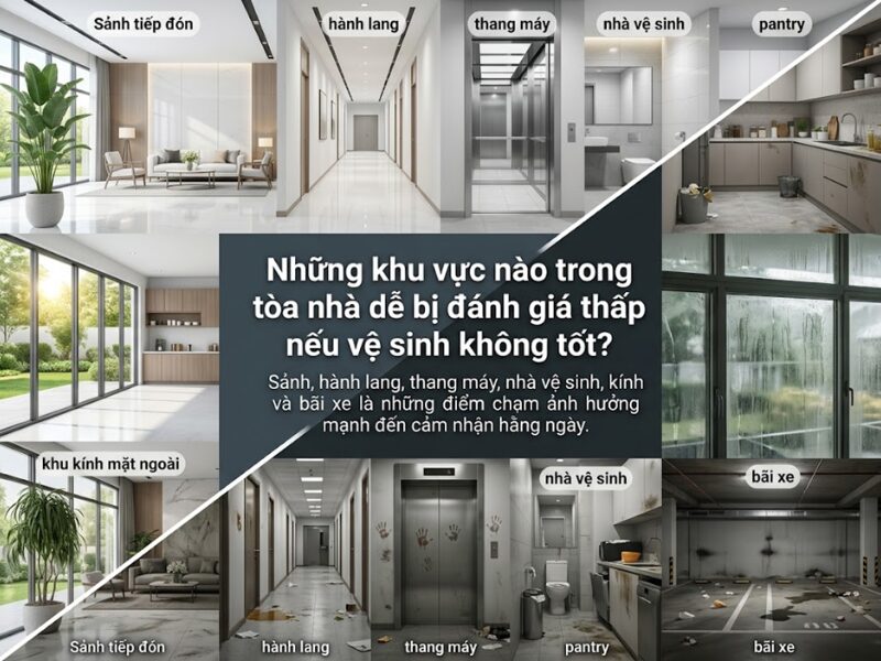5 vấn đề dễ gặp nếu vệ sinh tòa nhà không được kiểm soát đúng cách vệ sinh tòa nhà