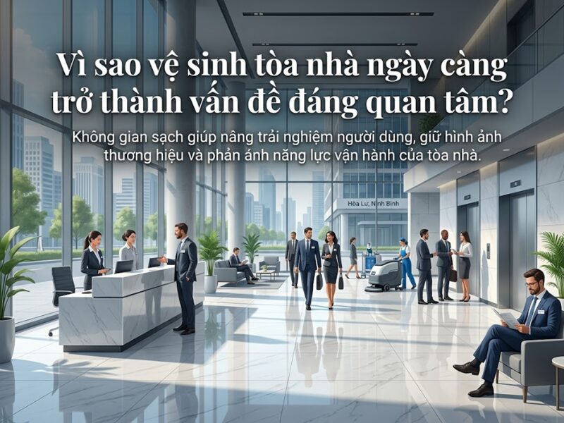 5 vấn đề dễ gặp nếu vệ sinh tòa nhà không được kiểm soát đúng cách vệ sinh tòa nhà