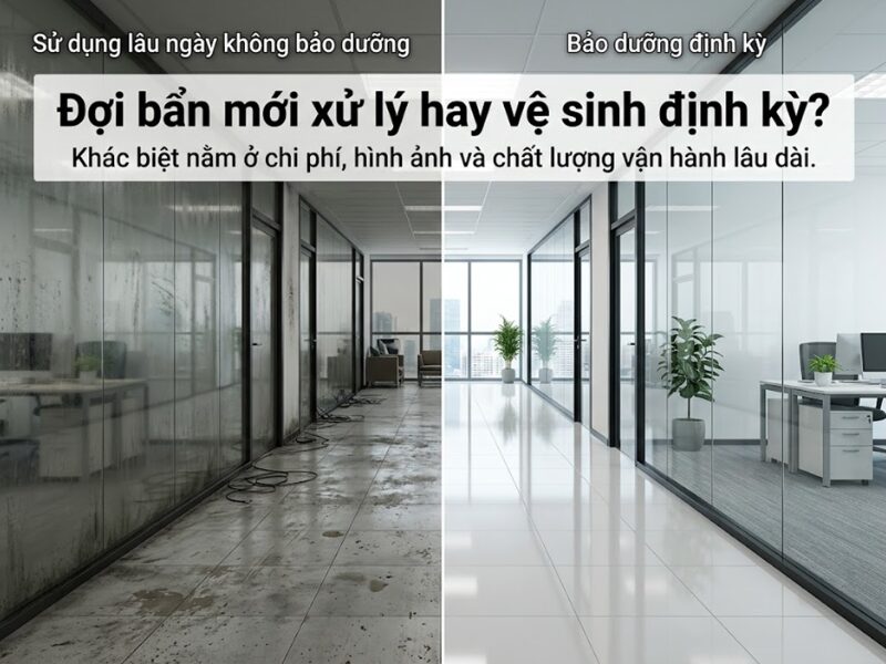 Vì sao nên vệ sinh theo định kỳ thay vì đợi bẩn mới xử lý? vì sao nên vệ sinh theo định kỳ